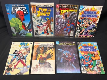 Lot of Assorted Comic Books as Shown, featuring DC Super Powers, Savage Dragon & Spider-Man