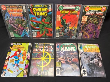 Lot of Assorted Comic Books, featuring DC's Swamp Thing and Marvel's Solomon Kane #1 First Issue