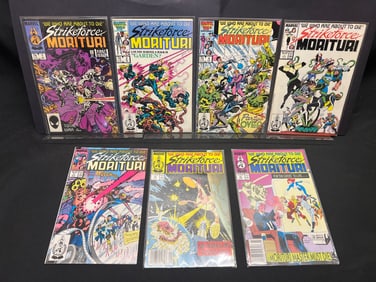 Lot of Assorted Strikeforce: Morituri Marvel Comic Books, featuring the #1 First Issue and others