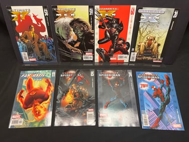 Lot of Marvel Ultimate Universe Comic Books, feat. X-Men, Spider-Man, & Fantastic Four issues
