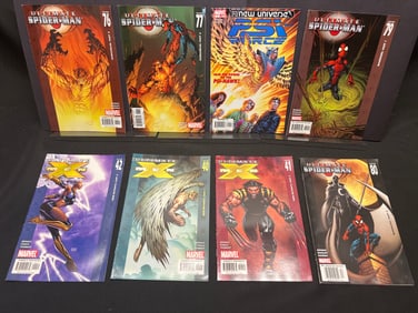 Lot of Assorted Marvel Comic Books, featuring Ultimate Spider-Man, Ultimate X-Men, Psi-Force