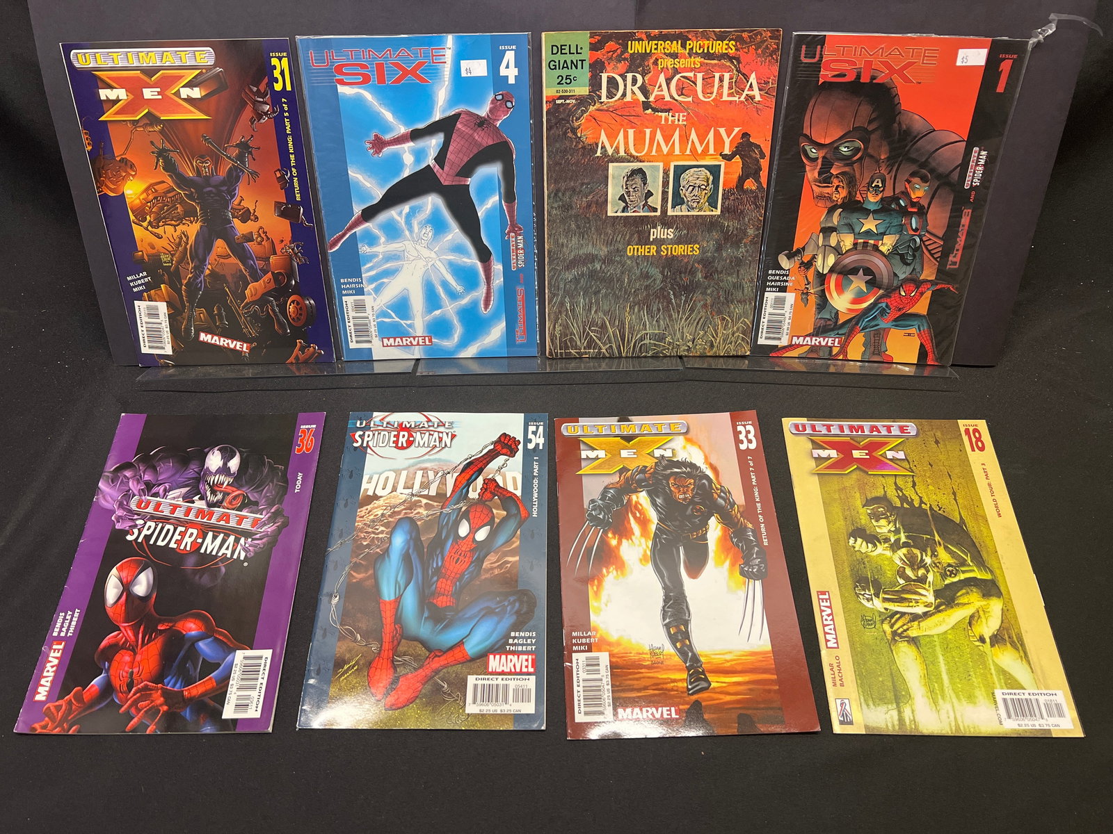 Lot of Assorted Comic Books, featuring Dell Giant Dracula/Mummy & Marvel Ultimate Spider-Man/X-Men (1 of 1)