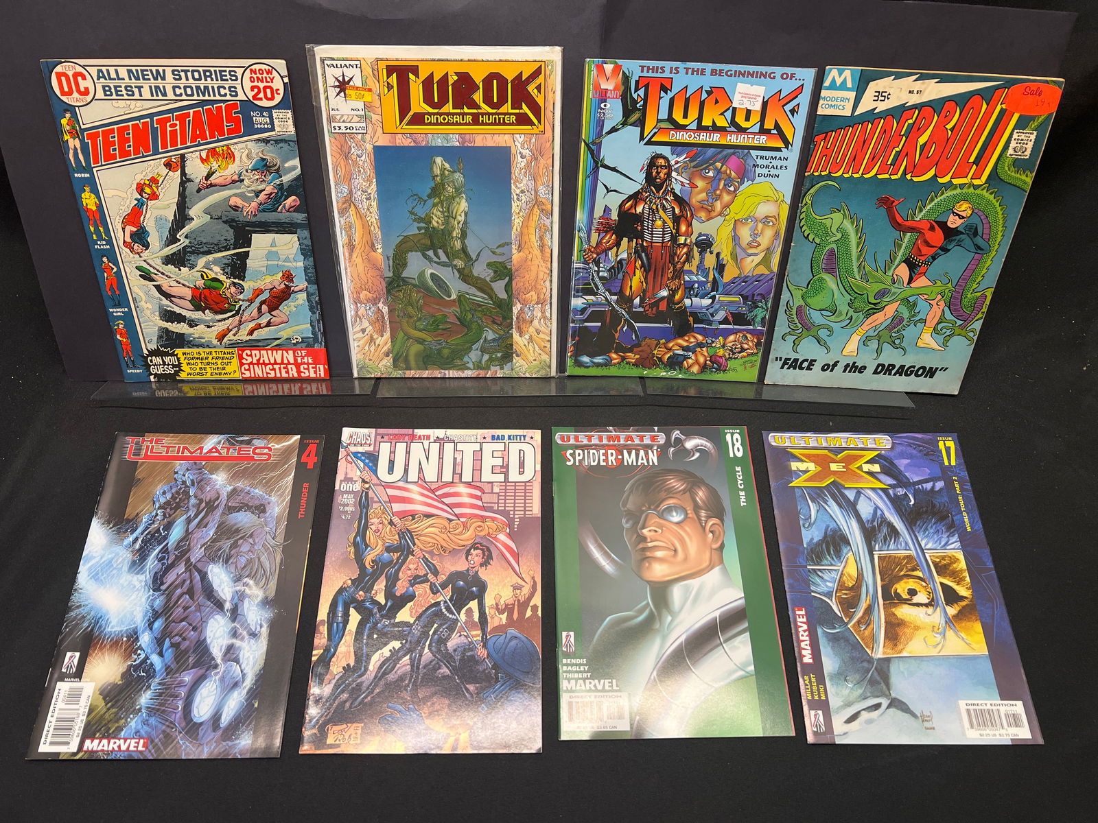Lot of Assorted Comic Books as Shown, featuring Teen Titans, Turok, and Ultimate Spider-Man (1 of 1)