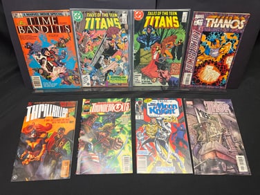 Lot of Assorted Comic Books as Shown, featuring Thanos #1, Tales of the Teen Titans & Moon Knight