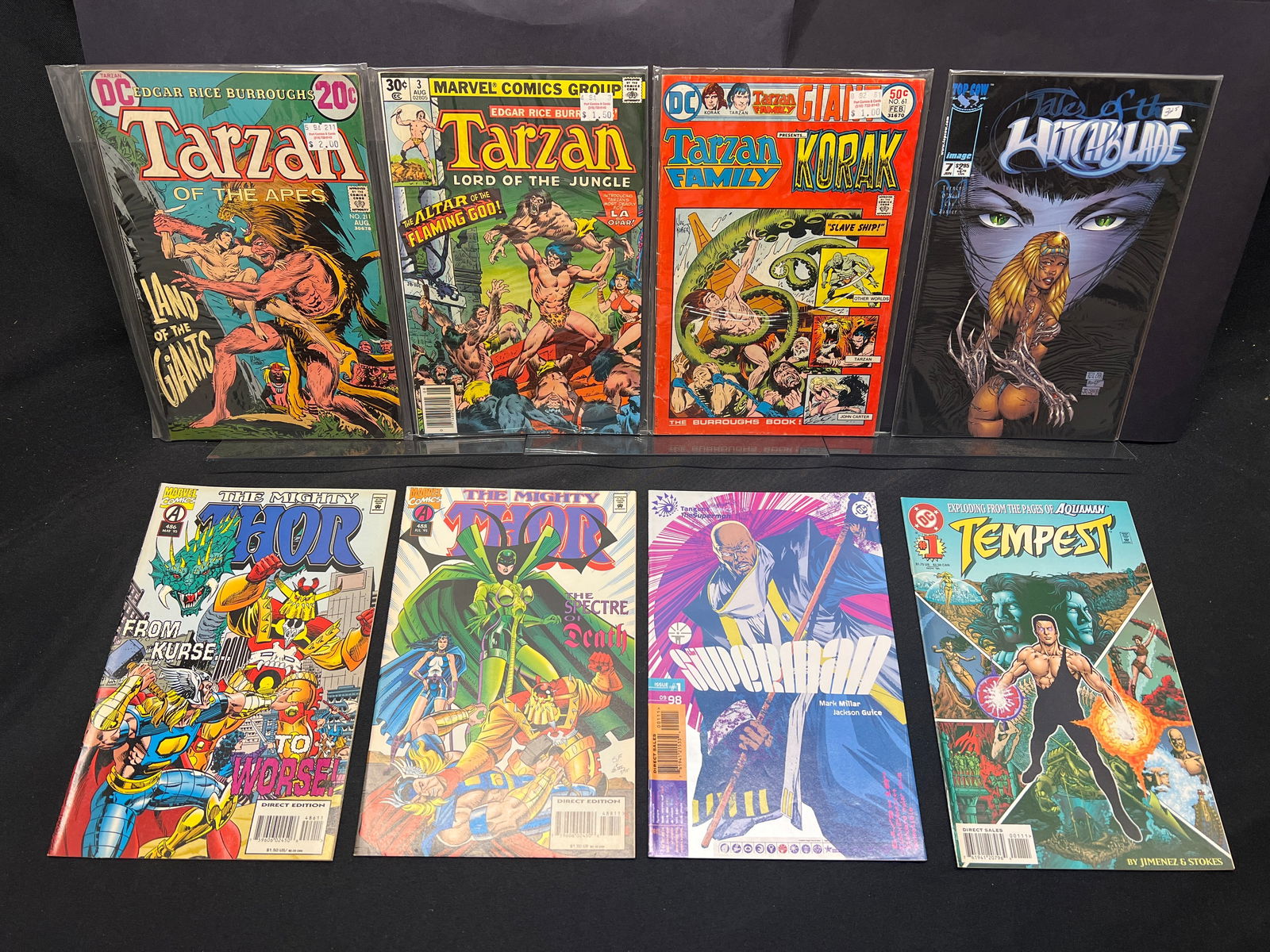 Lot of Assorted Comic Books, featuring Thor, Tarzan, The Authority, Tempest & Witchblade issues (1 of 1)