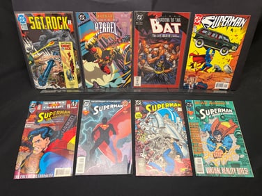 Lot of DC Comic Books, featuring Batman Sword of Azrael #1, Shadow of the Bat #1, Superman #0
