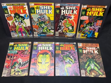 The Savage She-Hulk #1, #2, #3, #4, #5, #6, #7, #8 Marvel Comic Books, Early Key Issues Lot