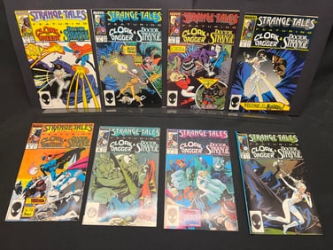 Lot of Strange Tales #1-8 (1987) ft. Cloak & Dagger and Doctor Strange, Marvel Comic Books