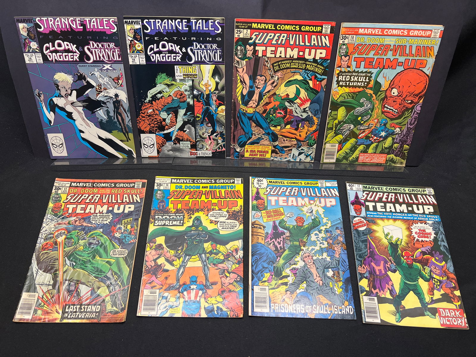 Lot of Marvel Comic Books: Strange Tales #18-19 & Super-Villain Team-Up #2, 10, 11, 14, 16-17 (1 of 1)