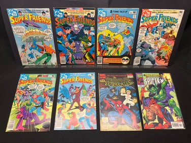 Lot of Assorted Comic Books: Super Friends #27-32 & Spectacular Spider-Man Annual #9 and #263