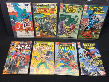 Lot of Assorted Comic Books, featuring Suicide Squad, Hawkman, Star Trek & Super-Villain Team-Up