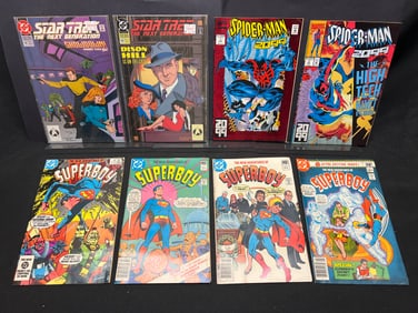 Lot of Comic Books: Superboy #6-9, Star Trek TNG #42 & 52, and Spider-Man 2099 #1 & 2