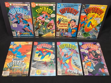 Lot of DC's The New Adventures of Superboy Comic Books, #3, 4, 5, 7, 10, 11, 12, 21, 53