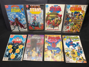 Lot of Assorted Comic Books, featuring New Teen Titans, Spider-Man 2099, Slingers #1 Variant