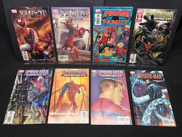 Lot of Assorted Spider-Man Comic Books: Unlimited #12, 13, 14, 15, India #1, 2, Family #1