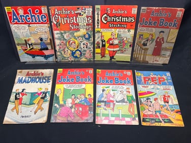 Lot of Assorted Archie Comic Books as Shown, featuring Christmas, Joke Book, Madhouse & Pep