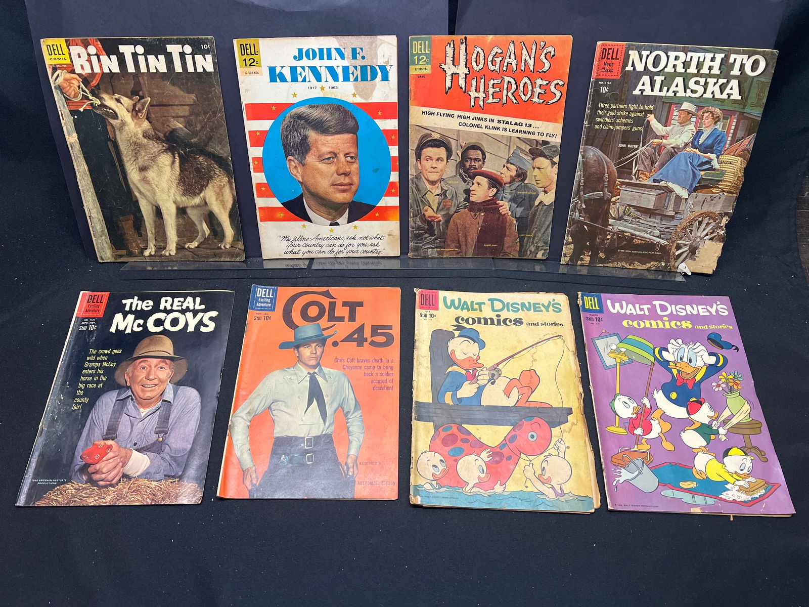 Lot of Assorted Dell Comic Books as Shown, featuring Hogan's Heroes, JFK, North to Alaska (1 of 1)