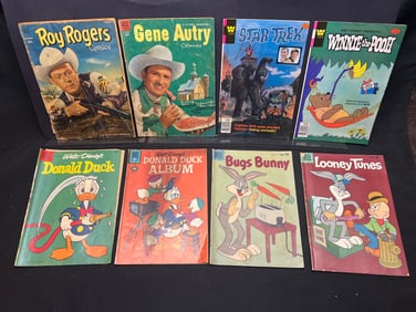 Lot of Assorted Vintage Comic Books, featuring Roy Rogers, Star Trek, Donald Duck & Looney Tunes