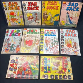 Lot of Assorted Sad Sack Comic Books, featuring Laugh Special and Funny Friends, Harvey Comics