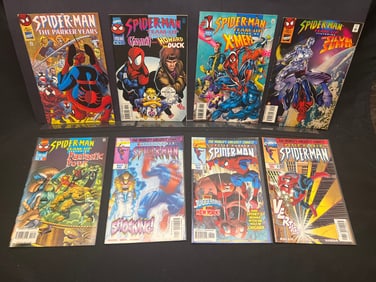 Lot of Spider-Man Comic Books: Team-Up #1-3,5; Peter Parker #83-85; Parker Years #1 (1990s)
