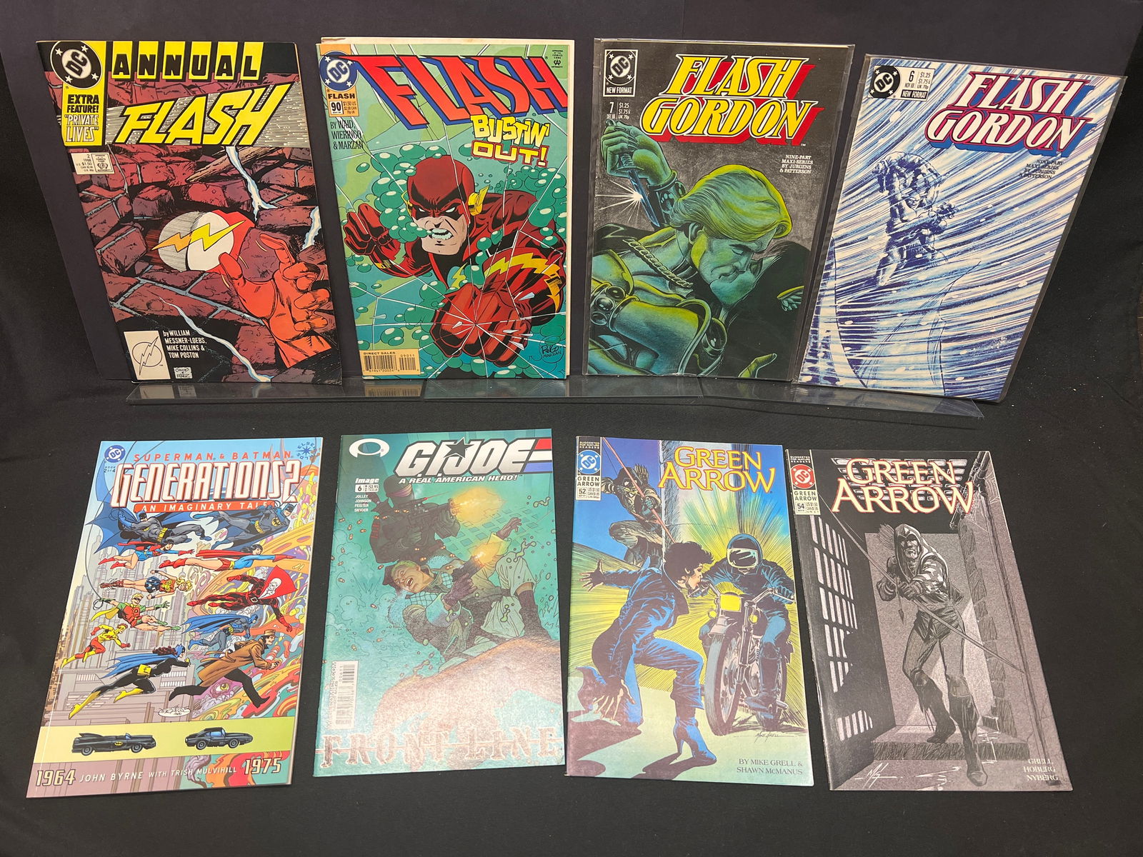 Lot of Assorted Comic Books, featuring Flash, Green Arrow, G.I. Joe, and Flash Gordon issues (1 of 1)