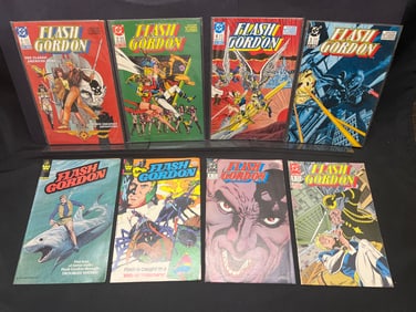 Flash Gordon #1, 2, 4, 5, 8, 9 Published by DC Comics & Whitman Variants #30, 36 as Shown