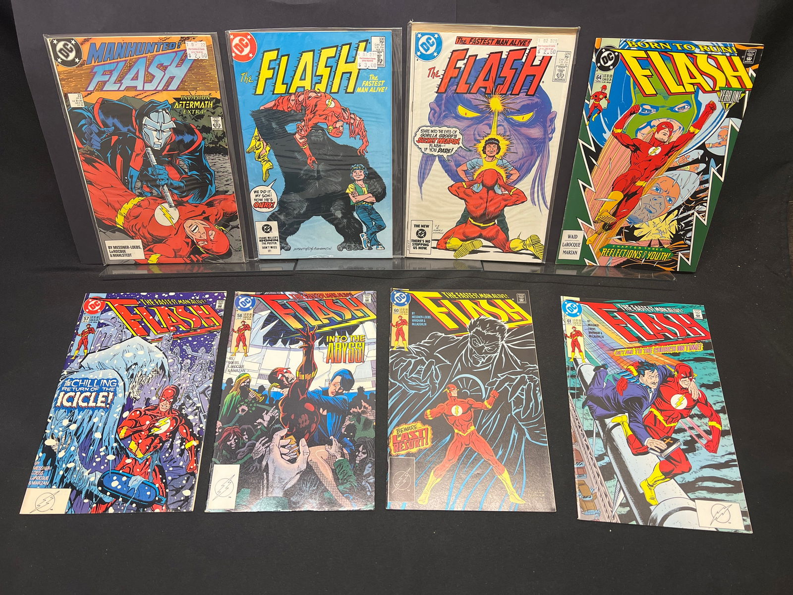 Lot of Assorted The Flash Comic Books, #22, 57, 58, 60, 61, 64 (Year One), 329, 330, DC Comics (1 of 1)