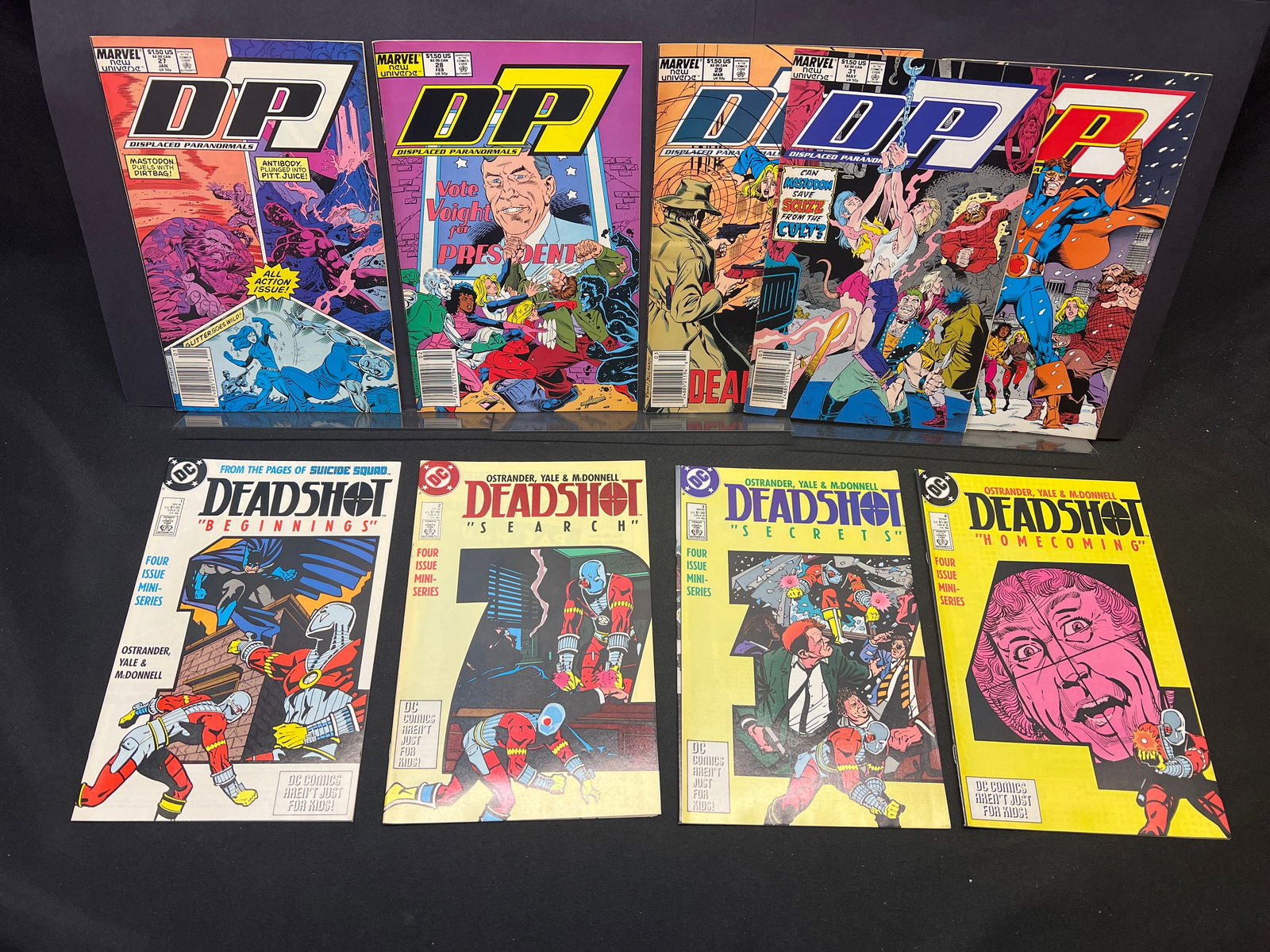 Lot of Comic Books: Deadshot #1, #2, #3, #4 (DC) & Marvel's DP7 #27, #28, #29, #31 as Shown (1 of 1)