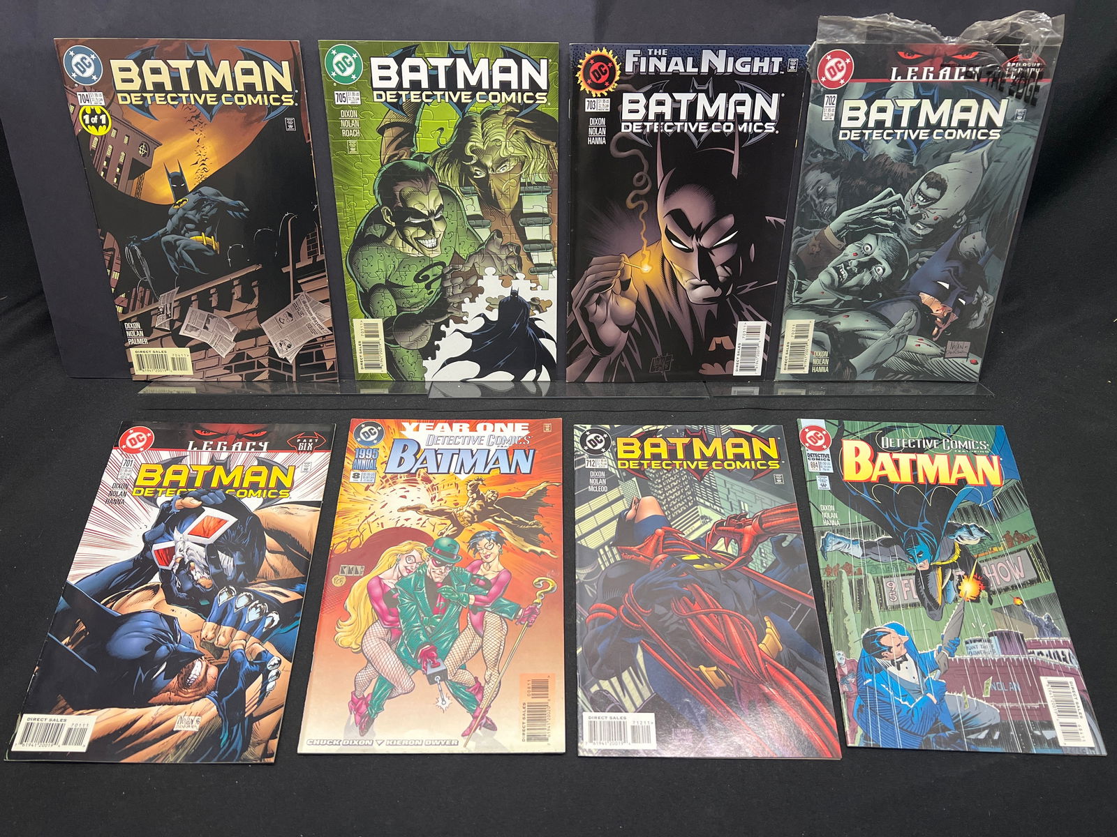 Lot of Batman Detective Comics #684, 701, 702, 703, 704, 705, 712 & Annual #8, DC Comic Books (1 of 1)