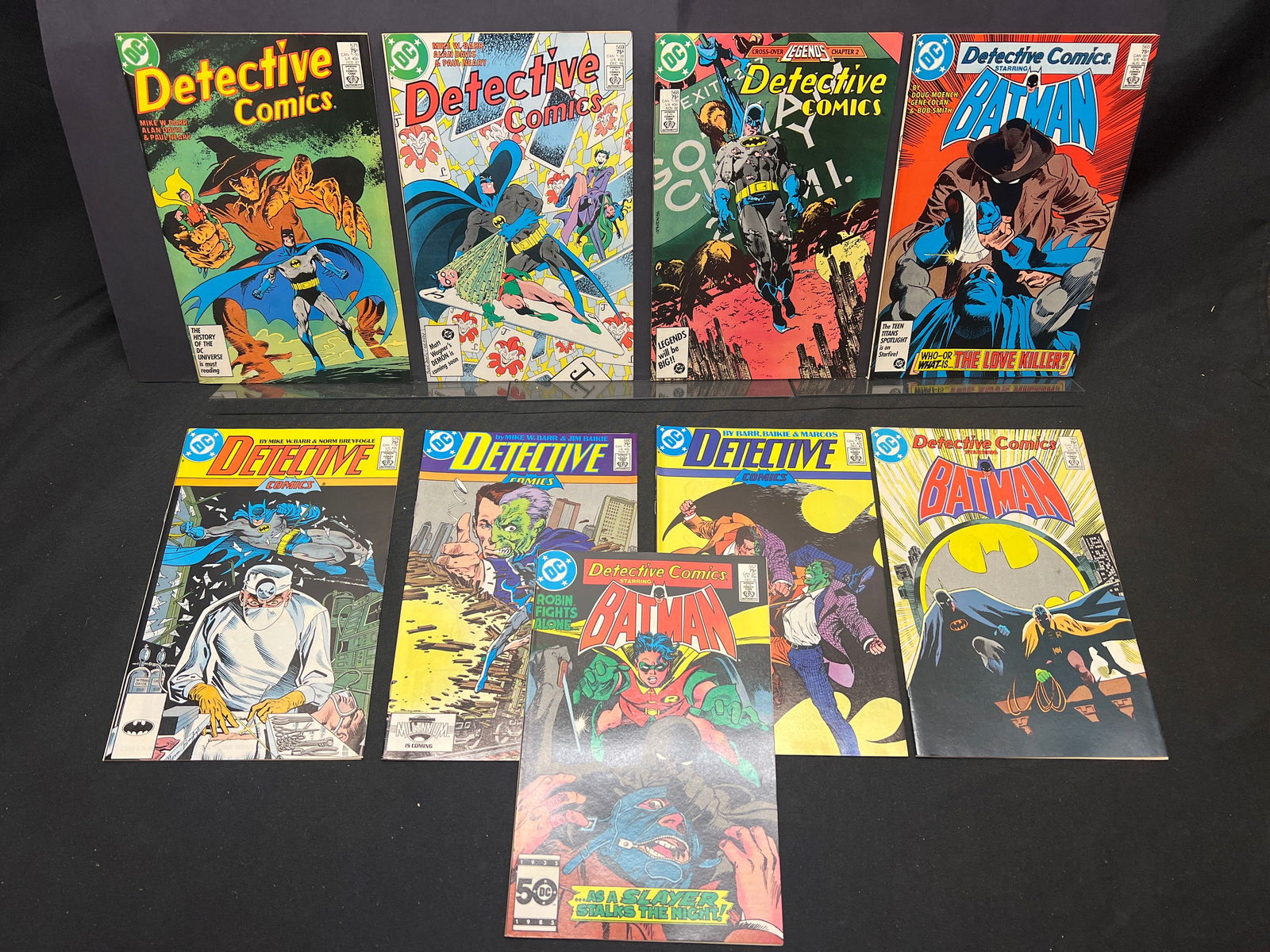 Lot of Assorted DC Comic Books, featuring Detective Comics #566, 567, 569, 583, 584, 589, 590 (1 of 1)