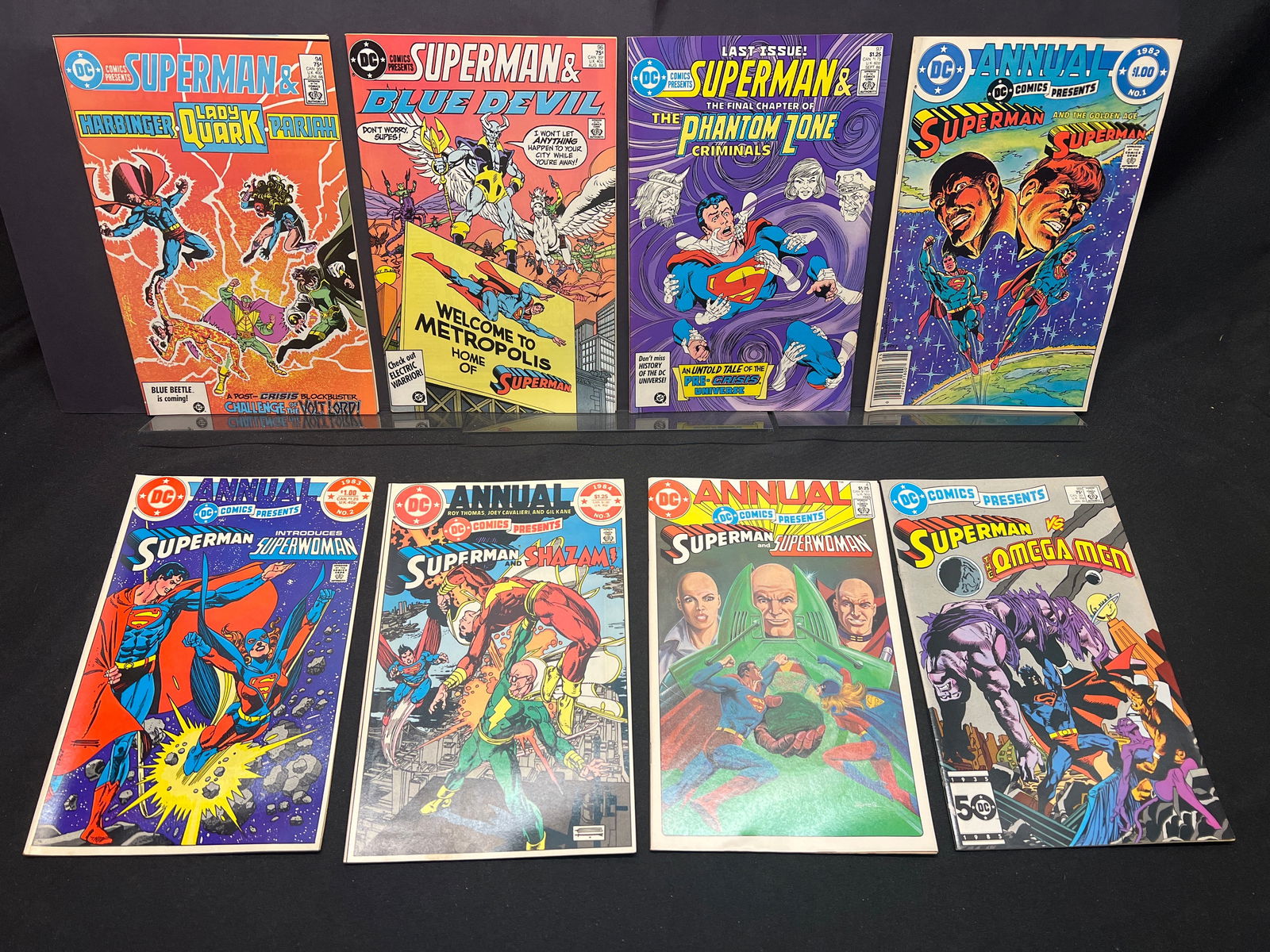 Lot of 1980s DC Comics Annuals #1, 2, 3, 4 and DC Comics Presents #s 89, 94, 96 and 97 (1 of 1)
