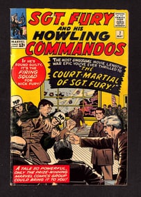 Sgt. Fury and his Howling Commandos #7 Marvel Comics May 1964 VG