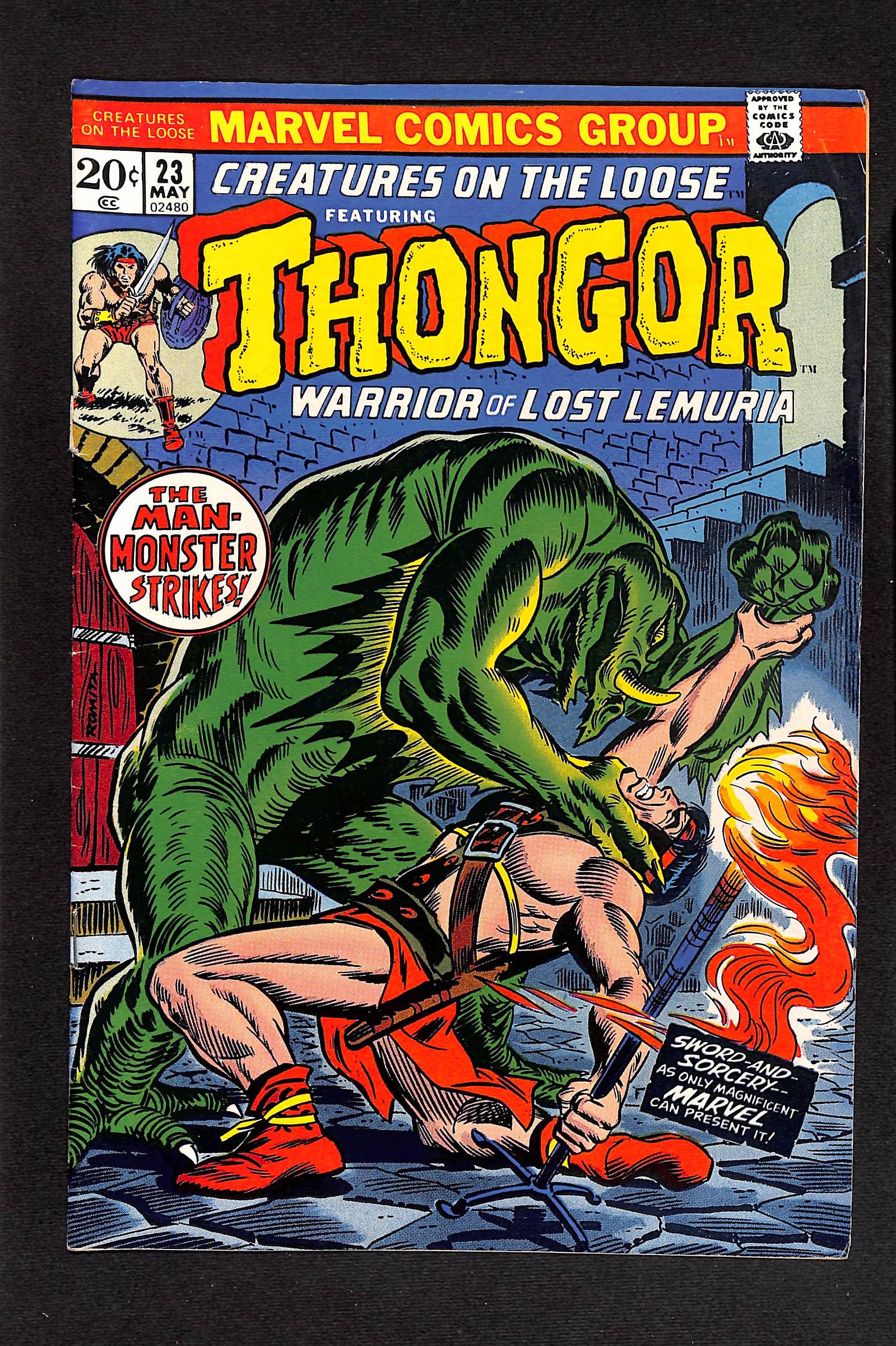 Creatures on the Loose #23 May 1973 Marvel Comics Group (1 of 2)