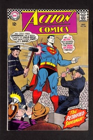 Action Comics #352 July 1967 DC Comics Supergirl story in back