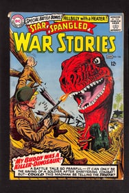 Star Spangled War Stories #124 December 1965 Dinosaur cover DC Comics Publisher