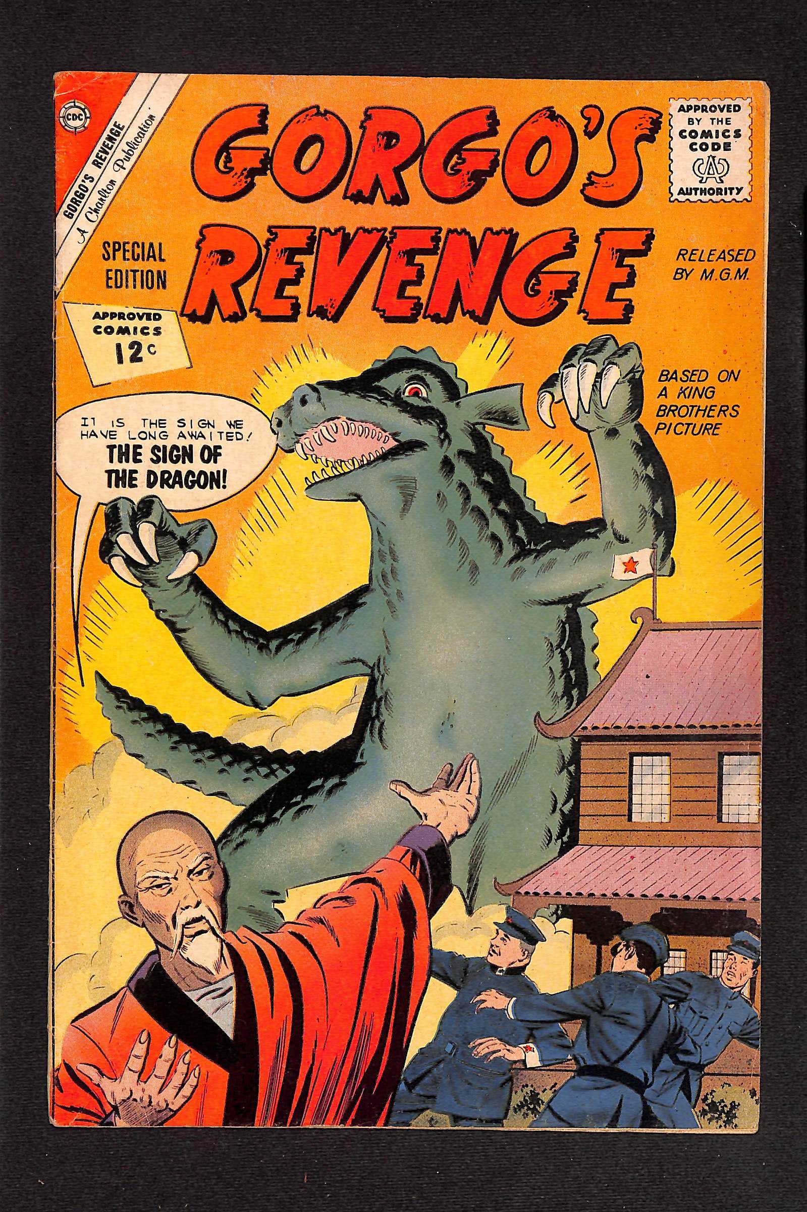 Gorgos Revenge #1 December 1961, Charlton, Dick Giordano, Charles Nicholas, Rocco Mastroserio (1 of 2)