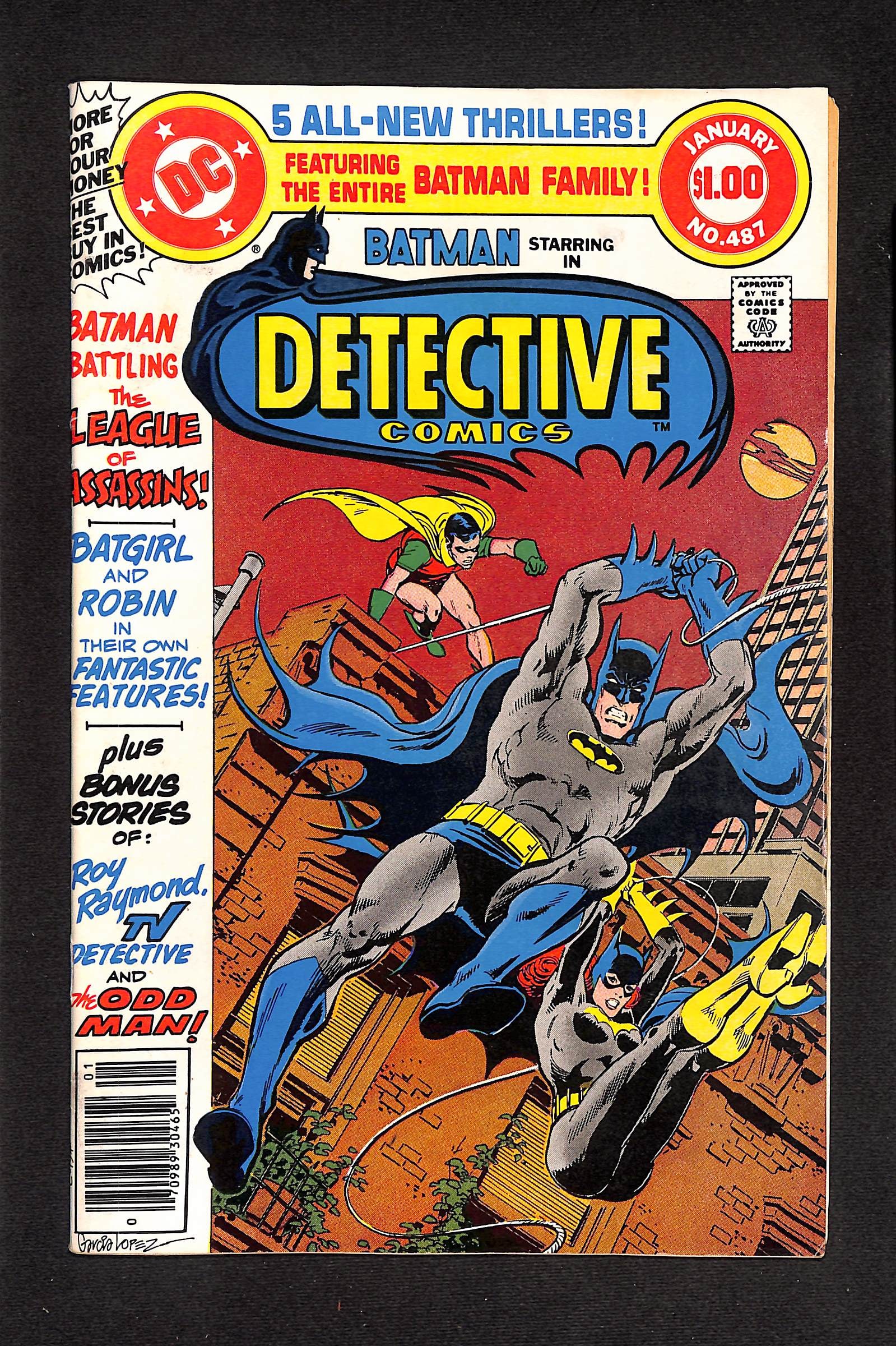 Detective Comics #487 December 1979, DC Comics, Adrienne Roy, Jose Luis Garcia-Lopez, Steve Ditko (1 of 2)
