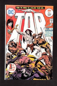 Tor #1 June 1975, DC Comics, art by Joe Kubert, written by Allan Asherman, $0.25 cover price