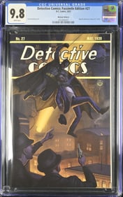 Detective Comics Facsimile Edition 27 Whatnot Edition A CGC 9.8 2022 DC Comics Aaron Bartling cover