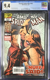 Amazing Spider-Man 545 CGC 9.4 Dec 2007 Marvel Straczynski and Quesada story Quesada and Miki art