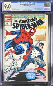 Amazing Spider-Man 358 CGC 9.0 Jan 1992 Marvel Al Milgrom story Bagley and Emberlin art Bagley cover