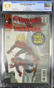Spider-Man Deadpool 23 Lenticular Cover CGC 9.9 Highest Existing CGC Grade Camuncoli cove