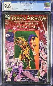 Green Arrow 75 CGC 9.6 Jun 1993 Highest Existing Grade Mike Grell story and cover Rick Hoberg art