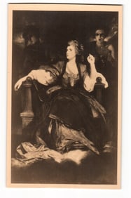 Postcard: Mrs. Siddons as 'The Tragic Muse' painting by Sir Joshua Reynolds, Huntington Gallery