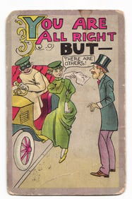 Vintage Comic Illustration Postcard: 'You Are All Right BUT— There Are Others!', Early 20th C