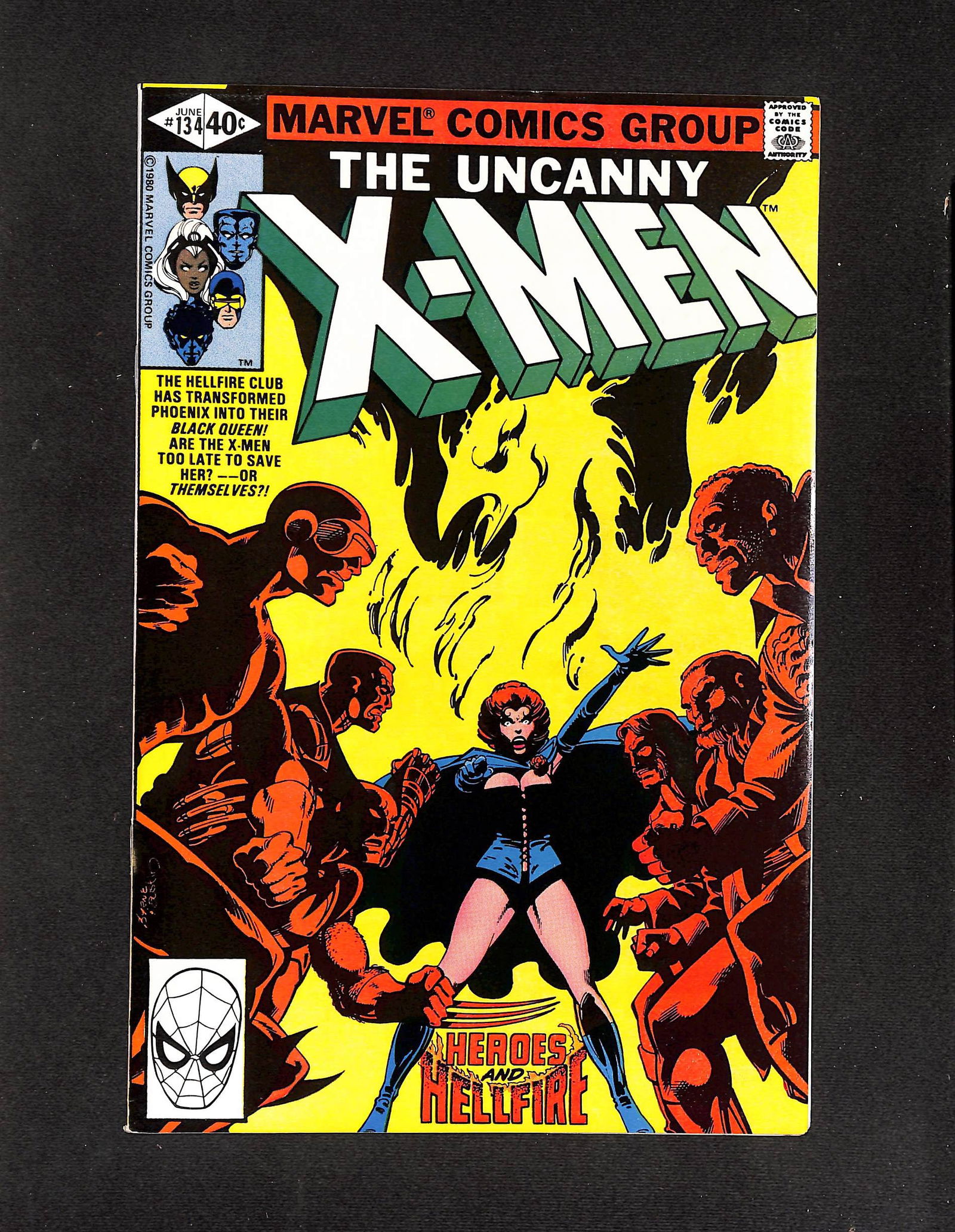 The Uncanny X-Men #134 Marvel Comics Group, 1980, Phoenix becomes Dark Phoenix - Key issue (1 of 2)