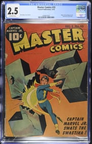 Master Comics #33 CGC 2.5 Fawcett Publications Dec 1942 Balbo, The Boy Magician, Hopalong Cassidy