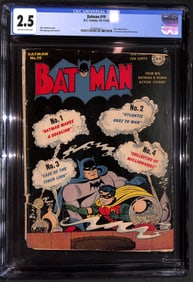 Batman #19 CGC 2.5 Joker appearance 1st Batman art by Dick Sprang - Don Cameron story Golden Age
