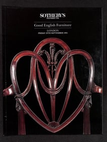 Sotheby's London Auction Catalog, 'Good English Furniture', Friday 29th September 1995