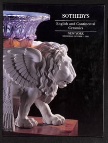 Sotheby's Auction Catalog: English and Continental Ceramics, New York, October 11, 1995